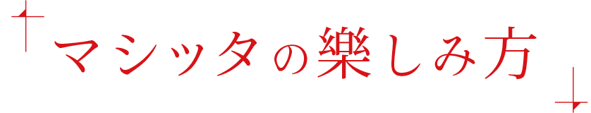 マシッタの楽しみ方